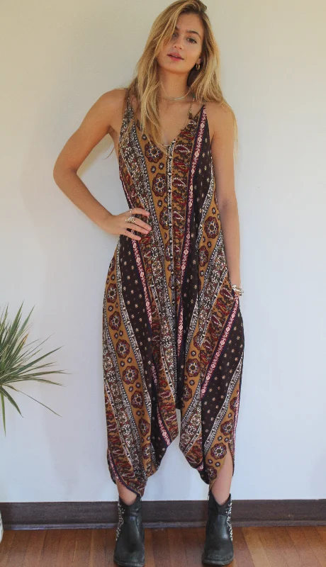 Rib Tribal Jumpsuit