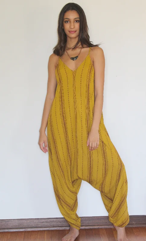 Seed of Life Jumpsuit in Gold