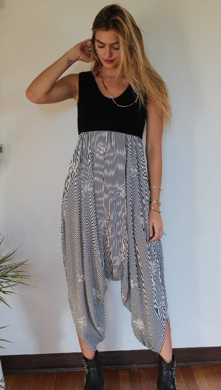 Ying Yang Stripe Jumpsuit