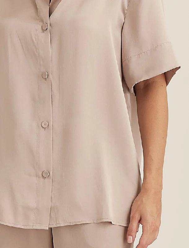 Audrey Relaxed Silk Shirt