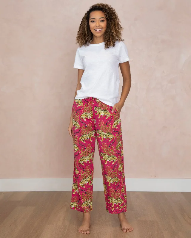 Bagheera - T-Shirt and PJ Pants Bundle - Hot Pink/Cloud