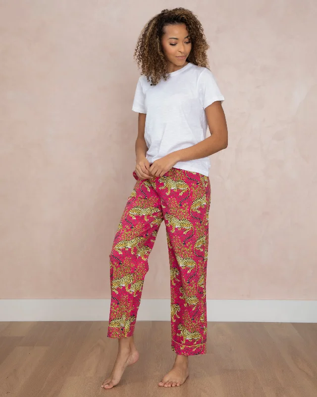 Bagheera - T-Shirt and PJ Pants Bundle - Hot Pink/Cloud