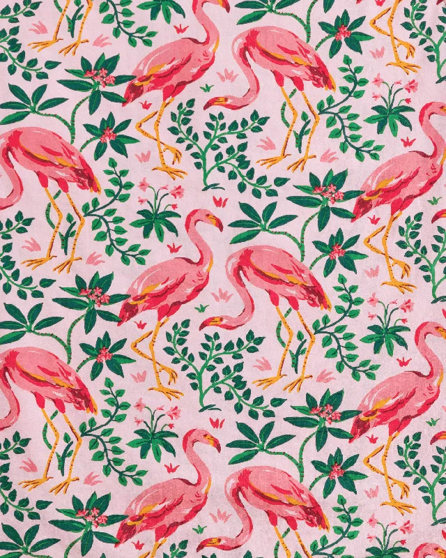 Flock of Flamingos - Long PJ Set - Rose