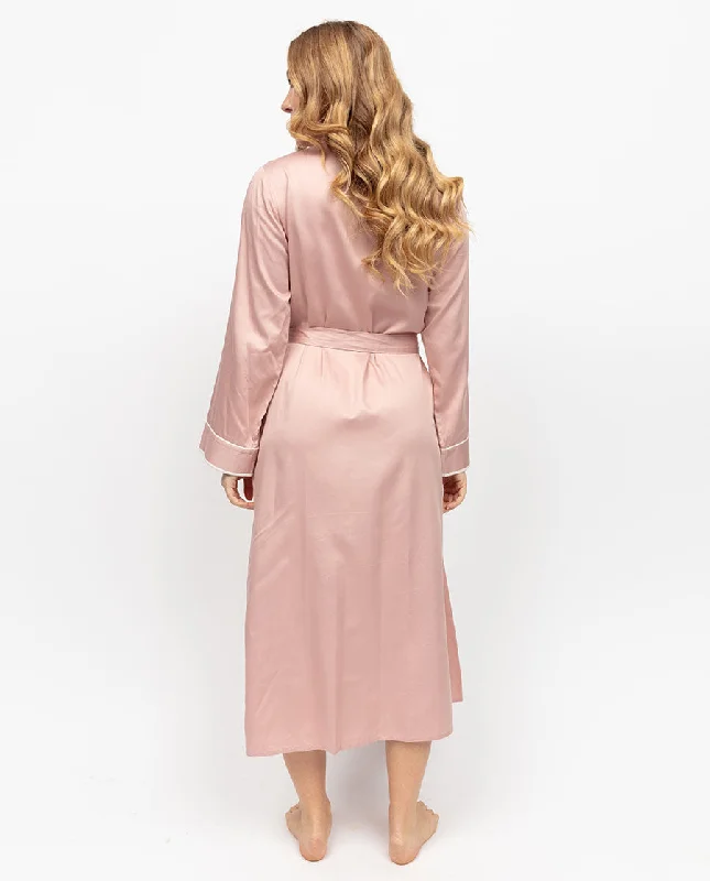 Highbury Light Pink Long Dressing Gown