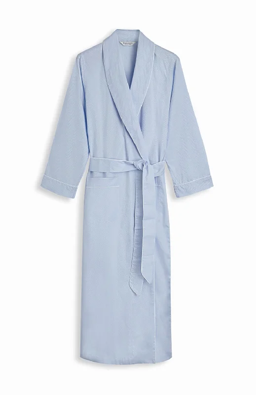 Women's Jacquard Dressing Gown - Blue