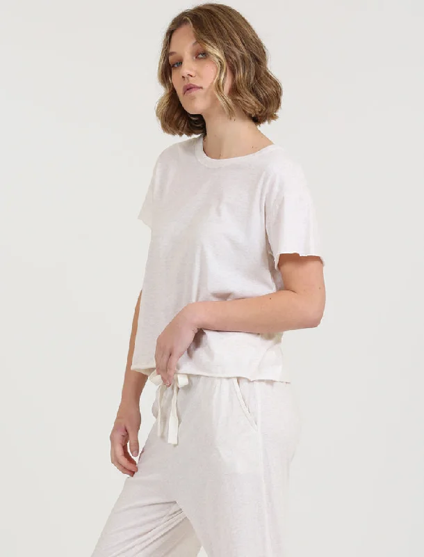 Jada Organic Cotton Knit Boxy Tee