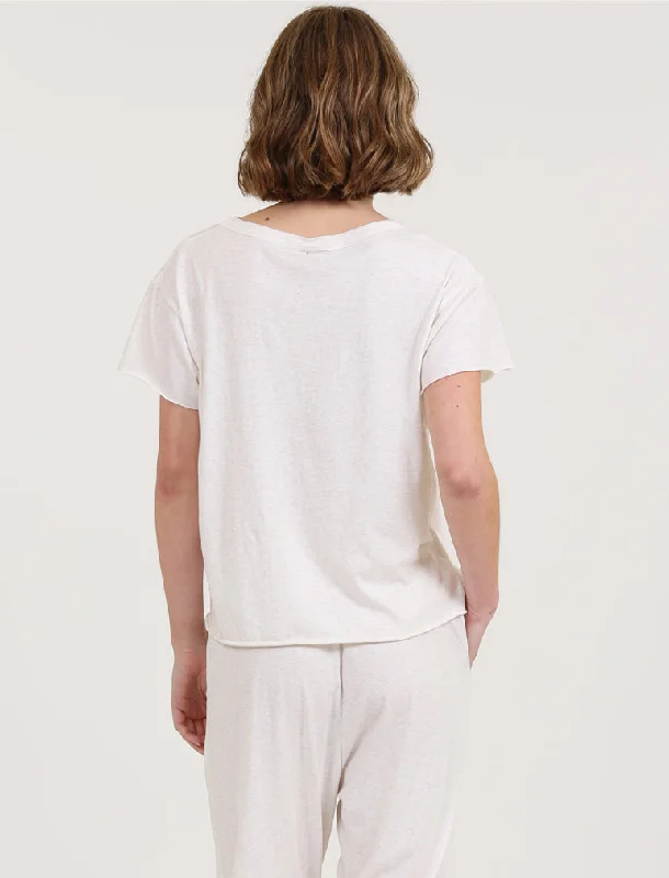 Jada Organic Cotton Knit Boxy Tee