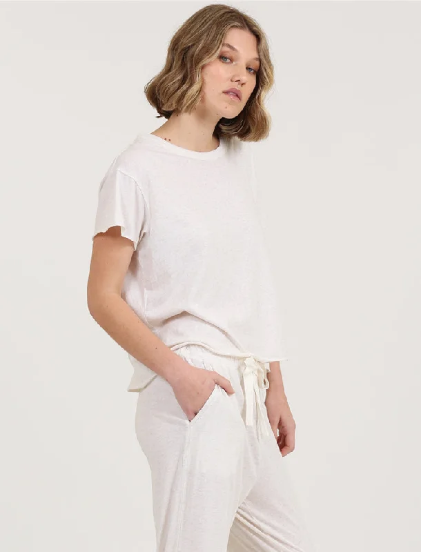 Jada Organic Cotton Knit Boxy Tee