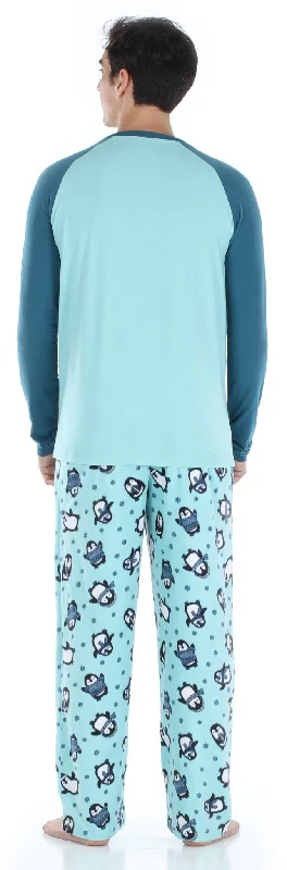 Our Family Pjs Christmas Family Matching Fleece Penguins Pajama Sets