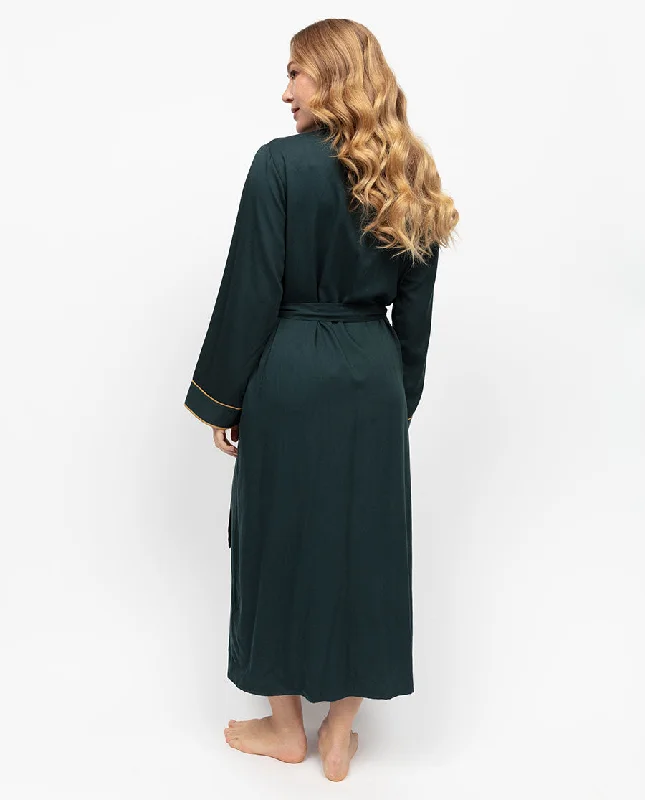 Pimlico Emerald green Long Dressing Gown