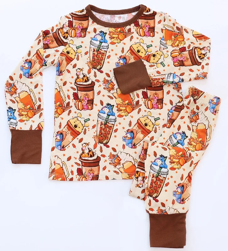 [Pre Sale] Magic Halloween Pooh Brew - Bamboo Long Sleeve Lounge Set EST SHIP LATE AUG