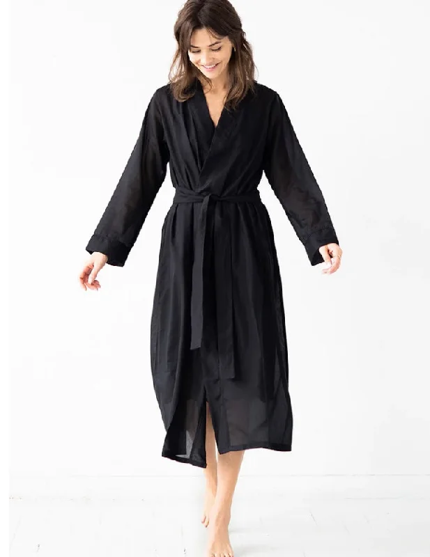 SALUA ~ Long robe Italian cotton/silk