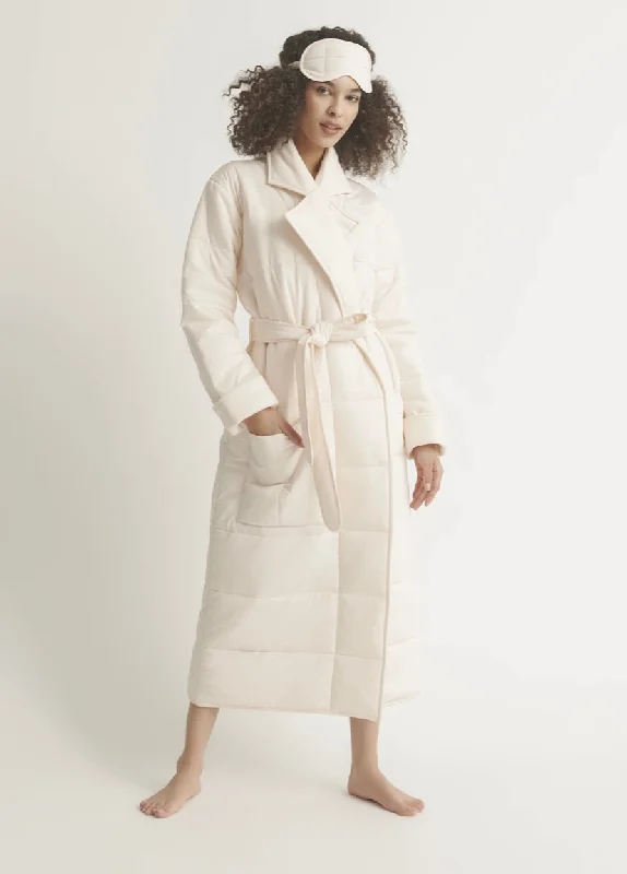 SKIN~ Sonya quilted robe