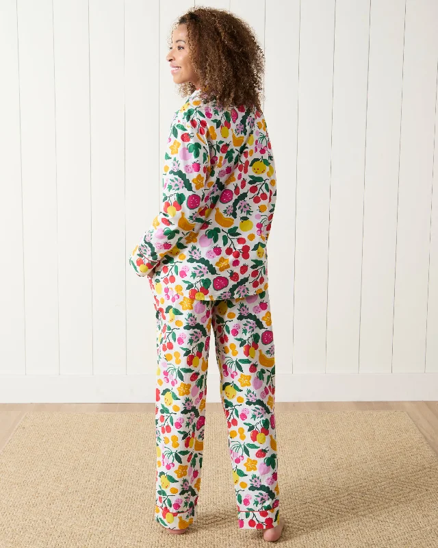 Smoothie Time - Long PJ Set - Cloud